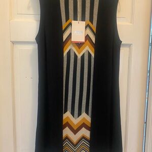 Missoni collab Sleeveless Dress with Geometric Pattern
